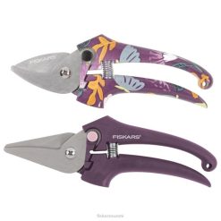 Fiskars design-leikkurin ja -leikkurin sarja (violetti) DDVT201 työkalu