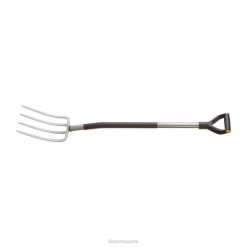 Fiskars ergo d-handle teräksinen puutarhahaarukka (47") DDVT130 työkalu